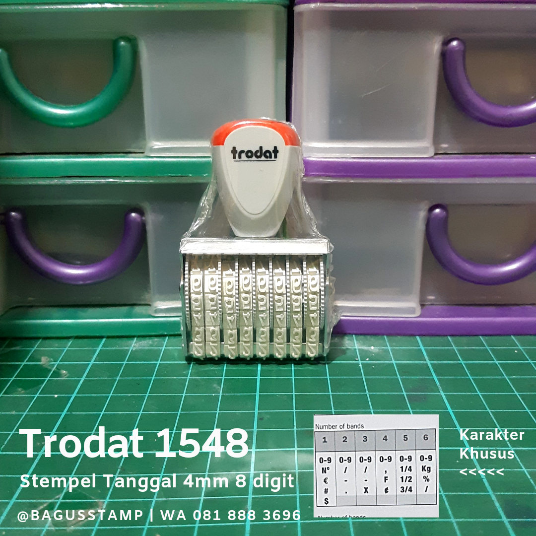 Stempel Angka Manual Digit Mm Trodat Lazada Indonesia