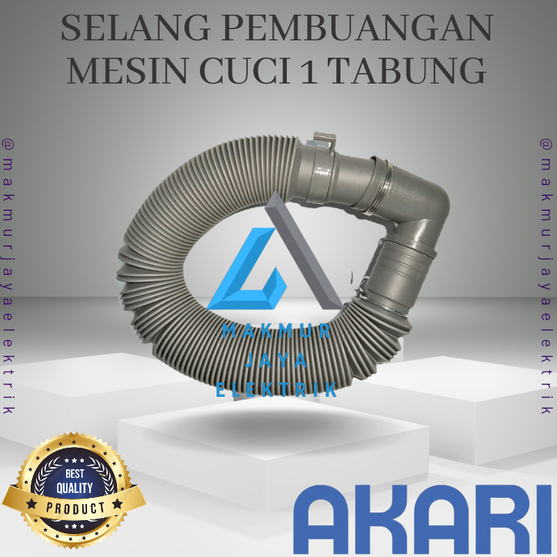 Akari Selang Pembuangan Mesin Cuci Top Loading Tabung Otomatis