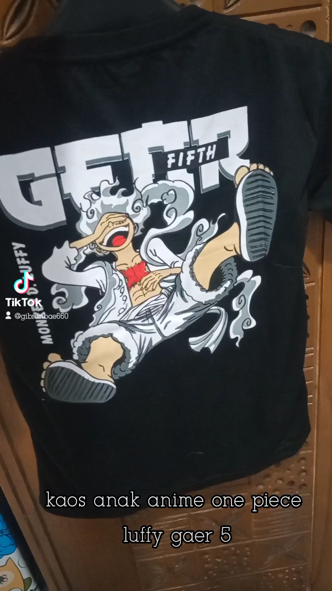 atasan kaos anak pendek 3-14 tahun one piece lufy gambar terbaru