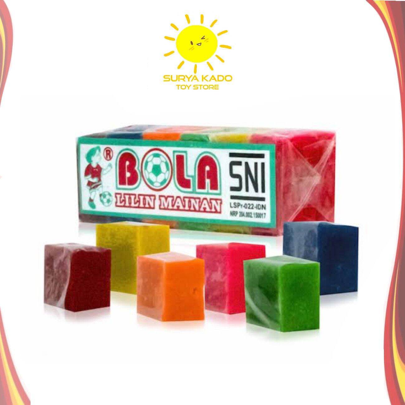 1 Pak Lilin Mainan Warna Warni/Lilin Mainan Plastisin Bola