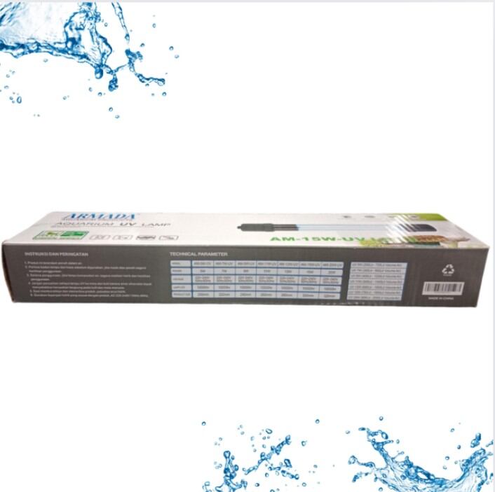 ARMADA AM 15WATT AQUARIUM UV LAMP LAMPU UV ANTI LUMUT JAMUR ALGAE