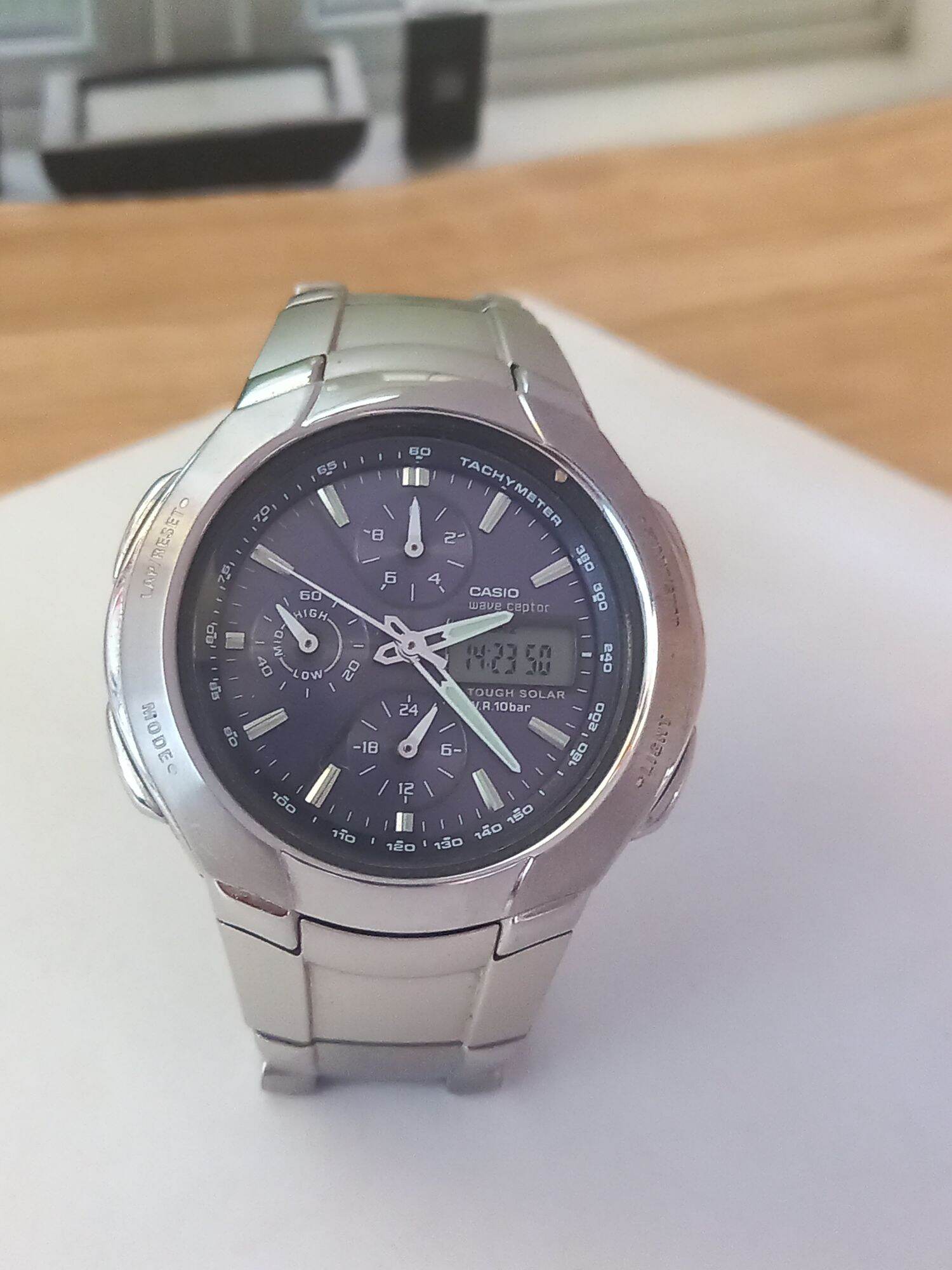 jj03248 jam tangan pria casio anadigi wave ceptor WVA-500J tough