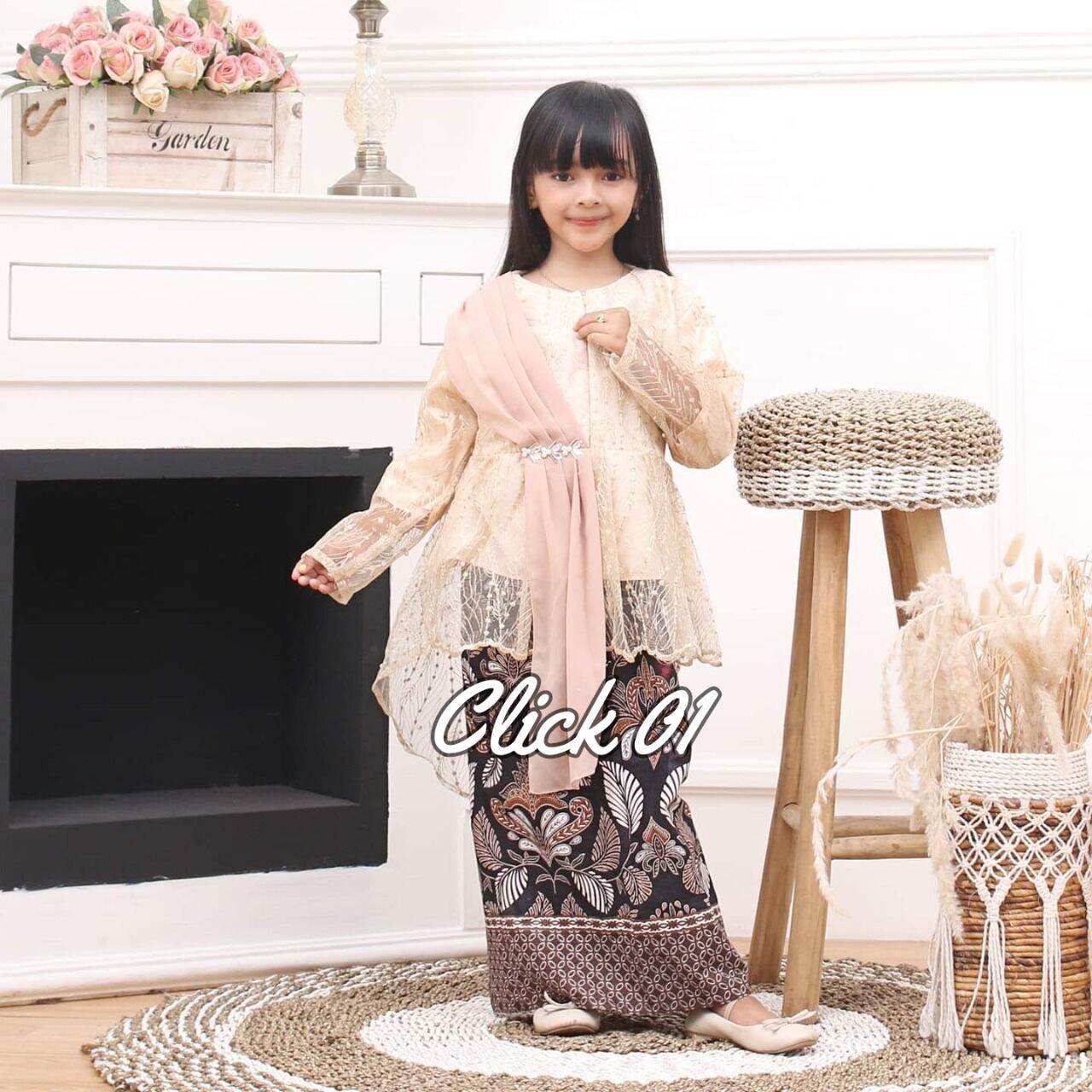 Kebaya Anak Set Kebaya Anak SD Kebaya Modern Kebaya Anak Usia 612