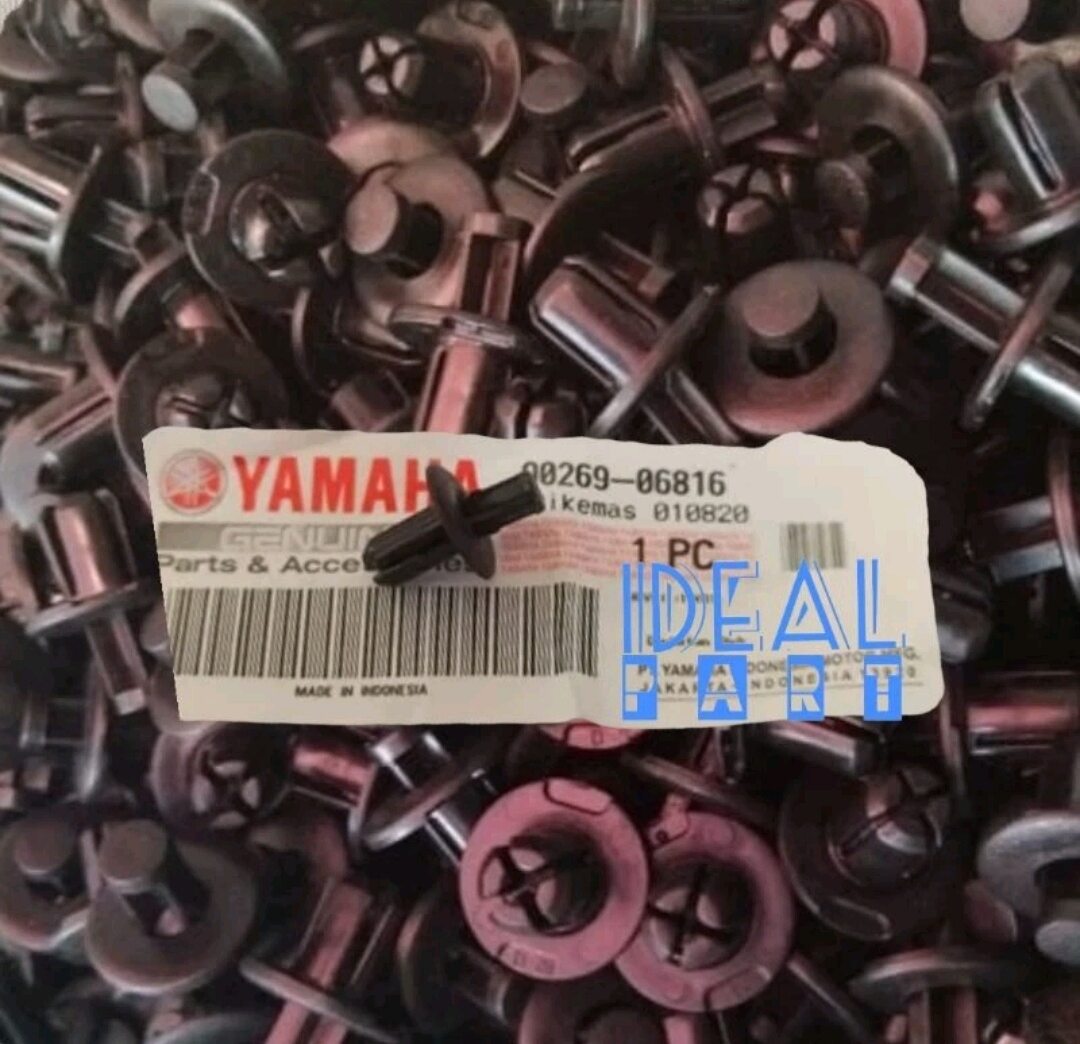 klip body kacingan clip rivet push Yamaha nmax 2DP 6mm original Harga 1,000 rupiah*Gratis Ongkir