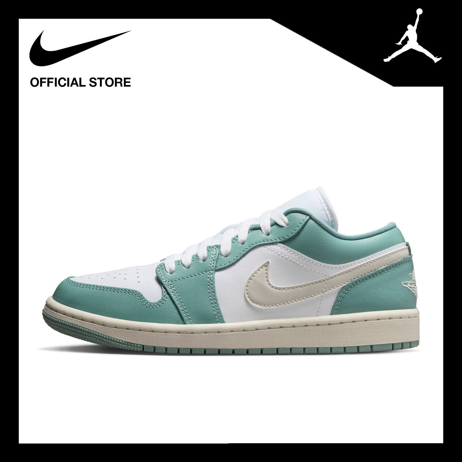 Air Jordan 1 Women's Low Shoes - White [DC0774-138] - Merek Jordan Harga 939,900 rupiah*Gratis Ongkir
