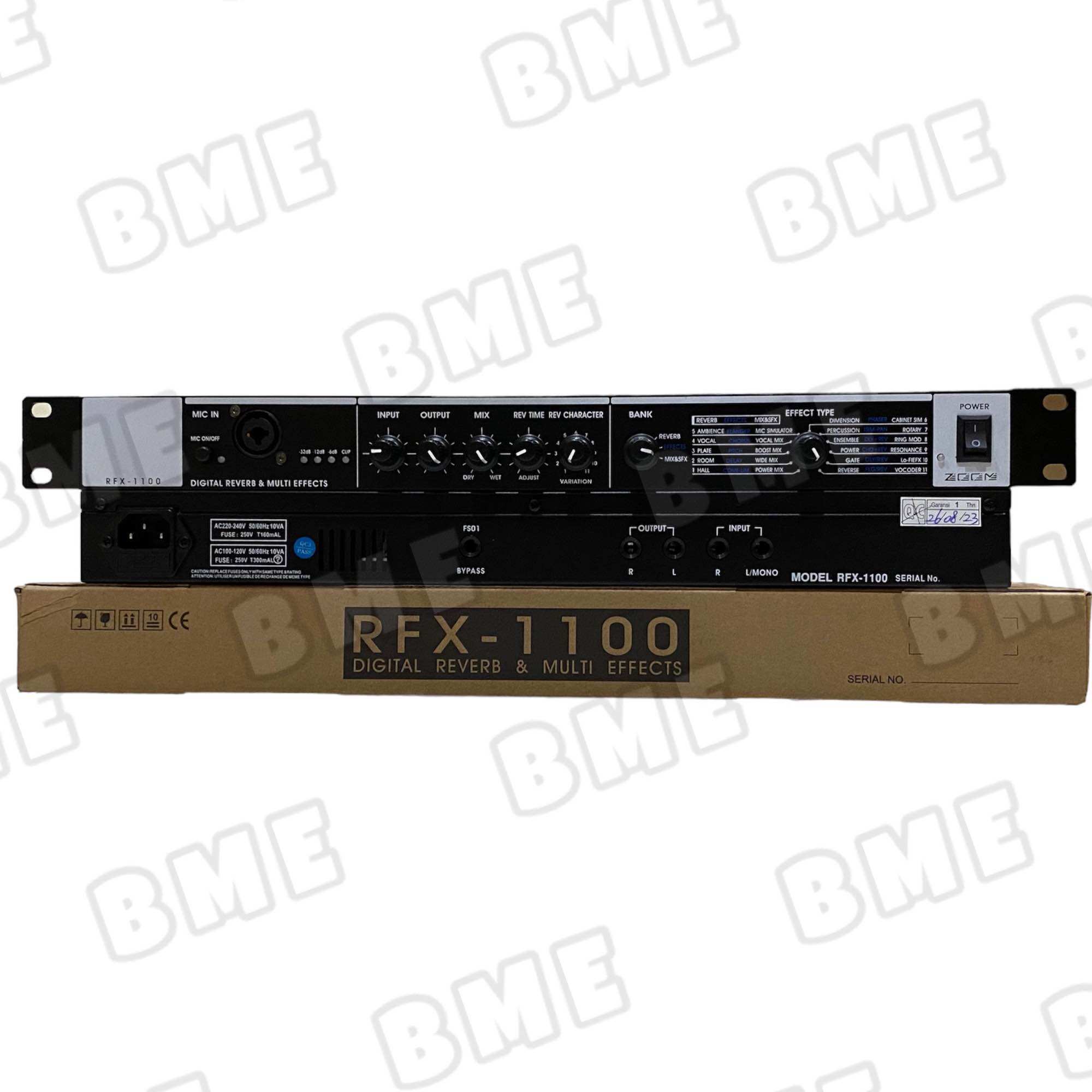 ZOOM (ズーム) デジタルリバーブ＆マルチエフェクター ラック式 RFX