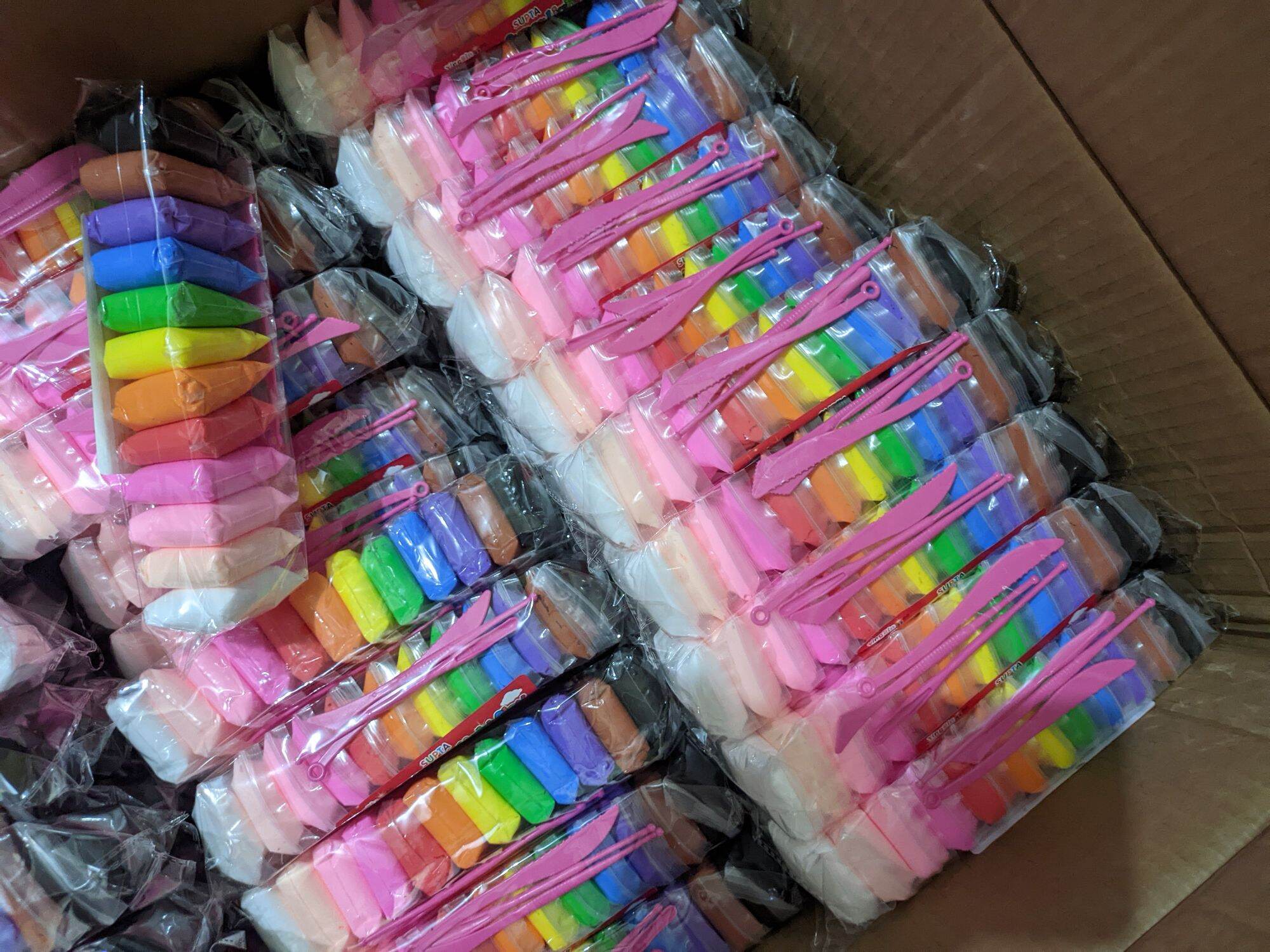 12 warna clay polymer - clay polymer soft - 12 clay / clay polymer 12 pcs / clay