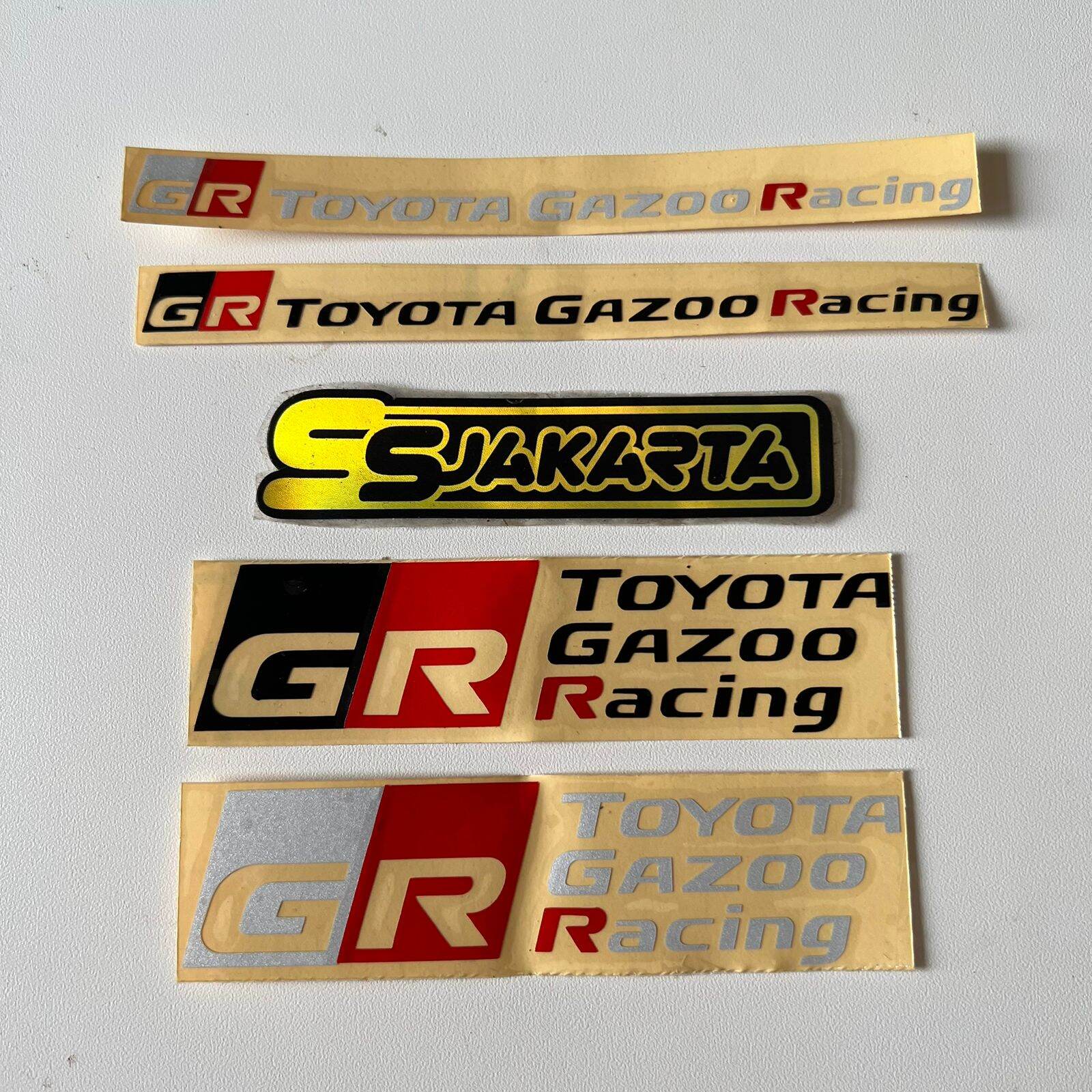 STIKER STICKER GR TOYOTA GAZOO RACING CUTTING Harga 3,300 rupiah*Gratis Ongkir
