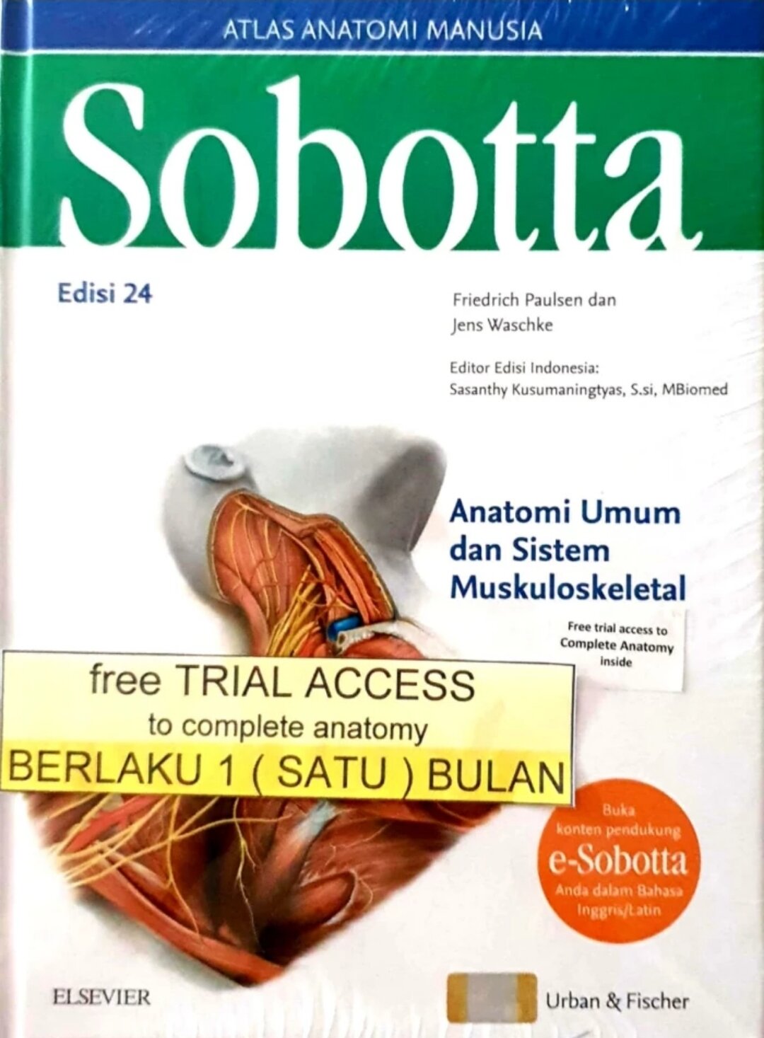 Sobotta Atlas Anatomi Manusia Edisi 24 Jilid 1 2 Dan 3 + Tabel ...