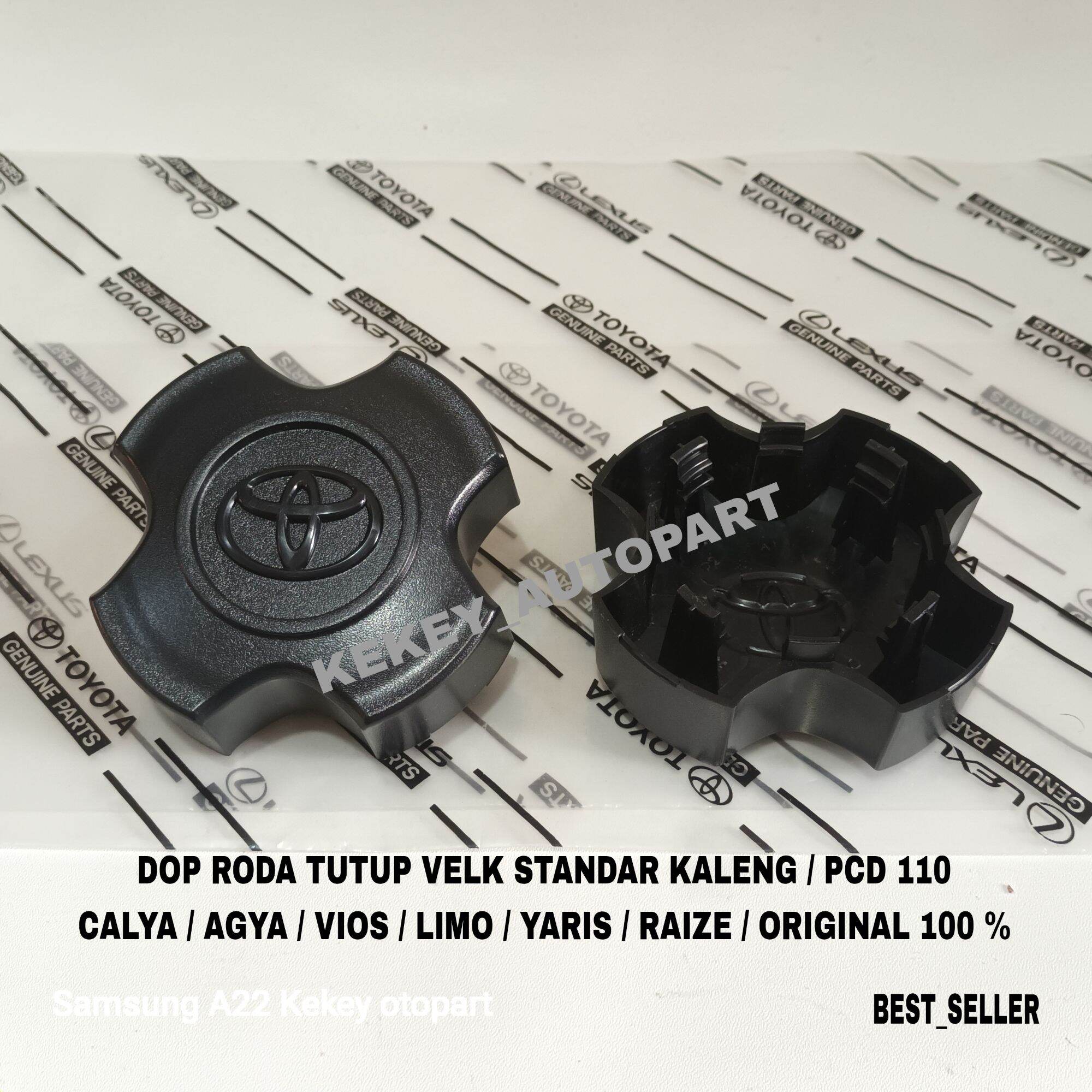 Wheel Hubcaps Standard Wheel Covers for Toyota Calya Agya Raize Vios Limo Yaris Pcd 110 Original Harga 20,000 rupiah*Gratis Ongkir