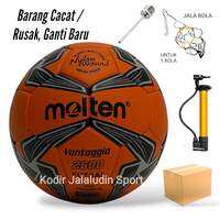 Bola Futsal MOLTEN VANTAGGIO Original Asli Jahit . Bola Futsal Size 4 . Bola Futsal Original