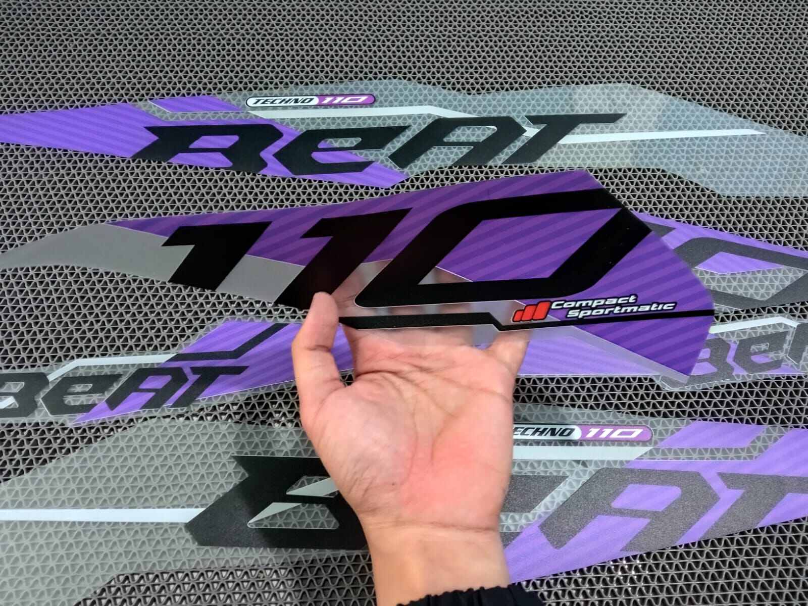 STRIPING TRANSPARAN HONDA BEAT NEW 2016-2019 MALAYSIA | Lazada Indonesia