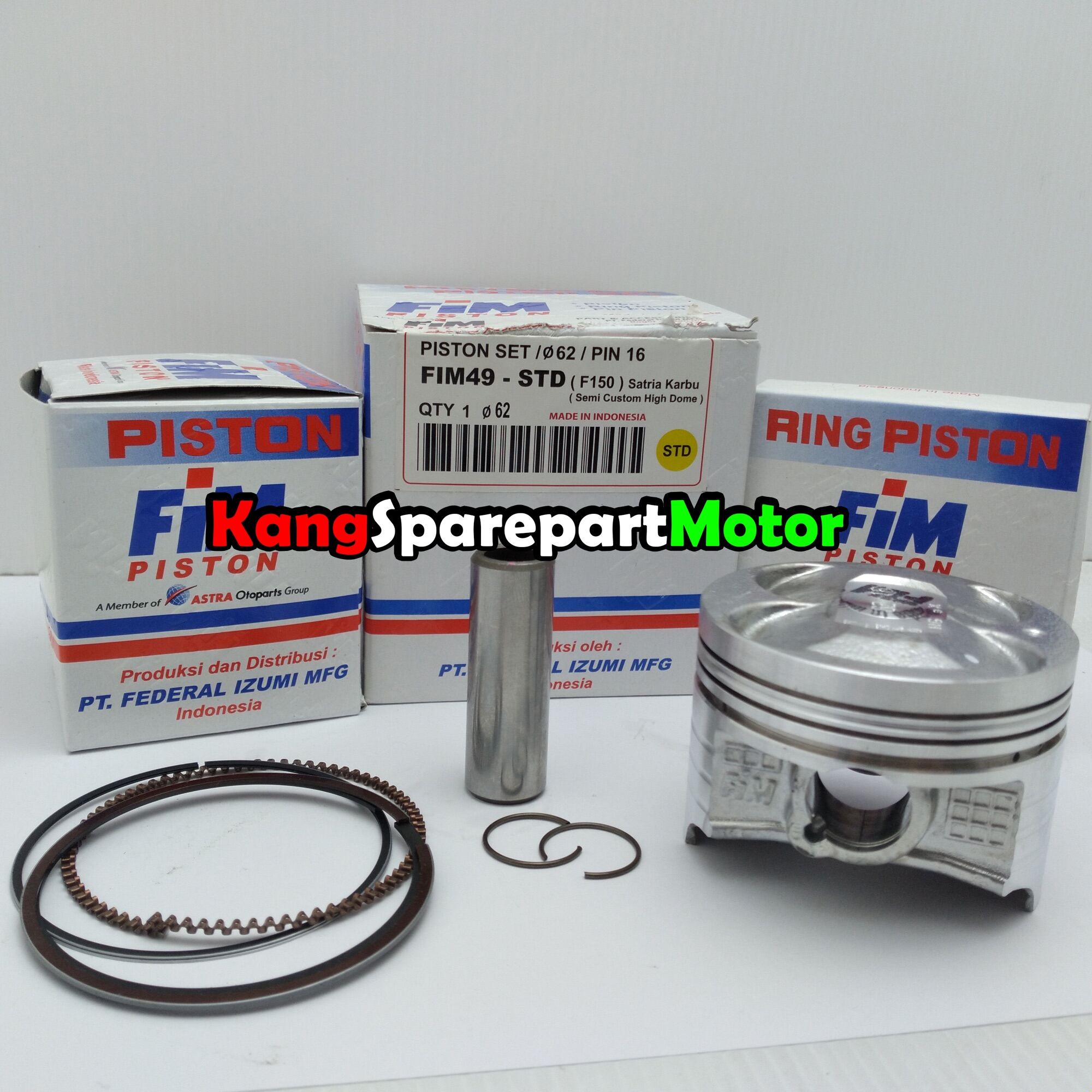 Piston Kit Seher Set Satria Fu Pin Fim Lazada