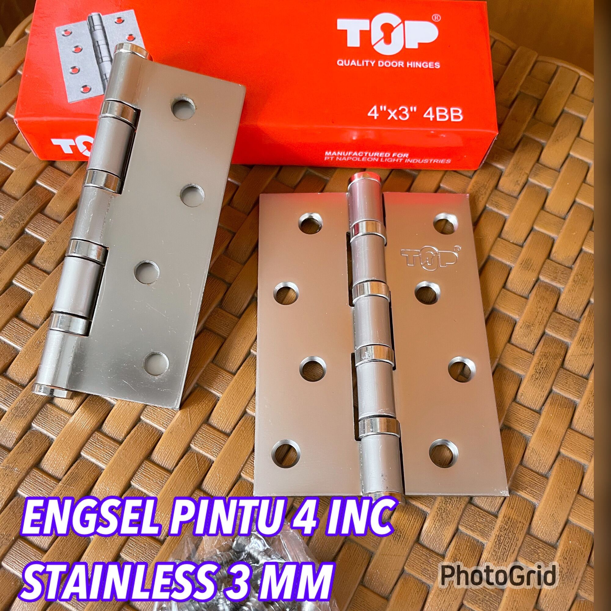 Promo Engsel Top Kodai 4 Inch Stainles Engsel Pintu Merk Dekkson Engsel 4 Inch Dekkson Dekson