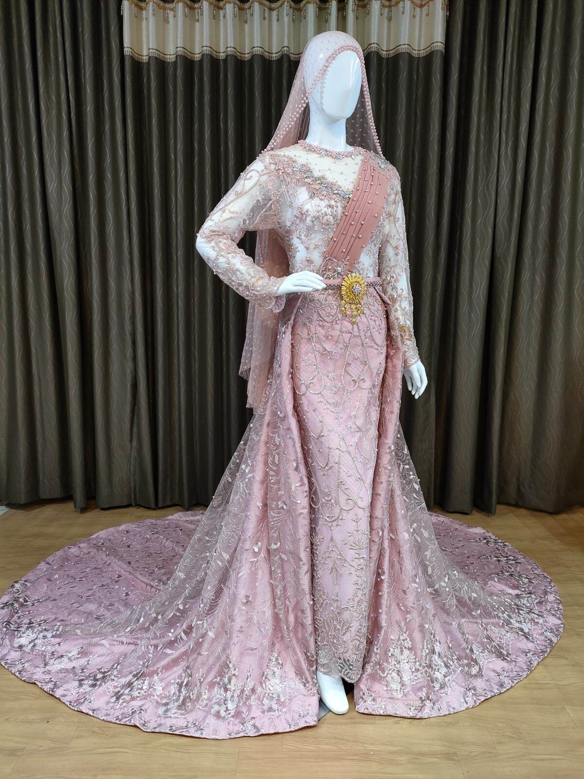 Gaun Pengantin Slim Full Payet Lilac Lazada Indonesia 1192