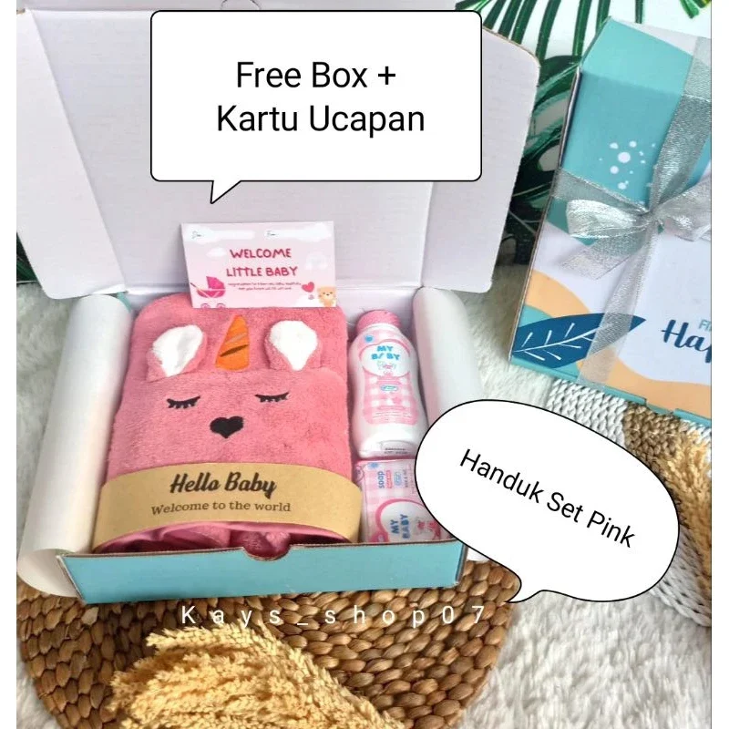 - Instant hadiah Hampers Newborn hadiah Towel Set Baby hadiah/Hampers Baby