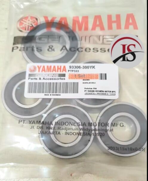 paket 5 buah bearing yamaha,untuk roda depan dan belakang cocok buat motor Yamaha Jupiter Z, Vega R, Vega ZR ,Jupiter MX lama,Jupiter MX new,Vega force Harga 24,900 rupiah*Gratis Ongkir