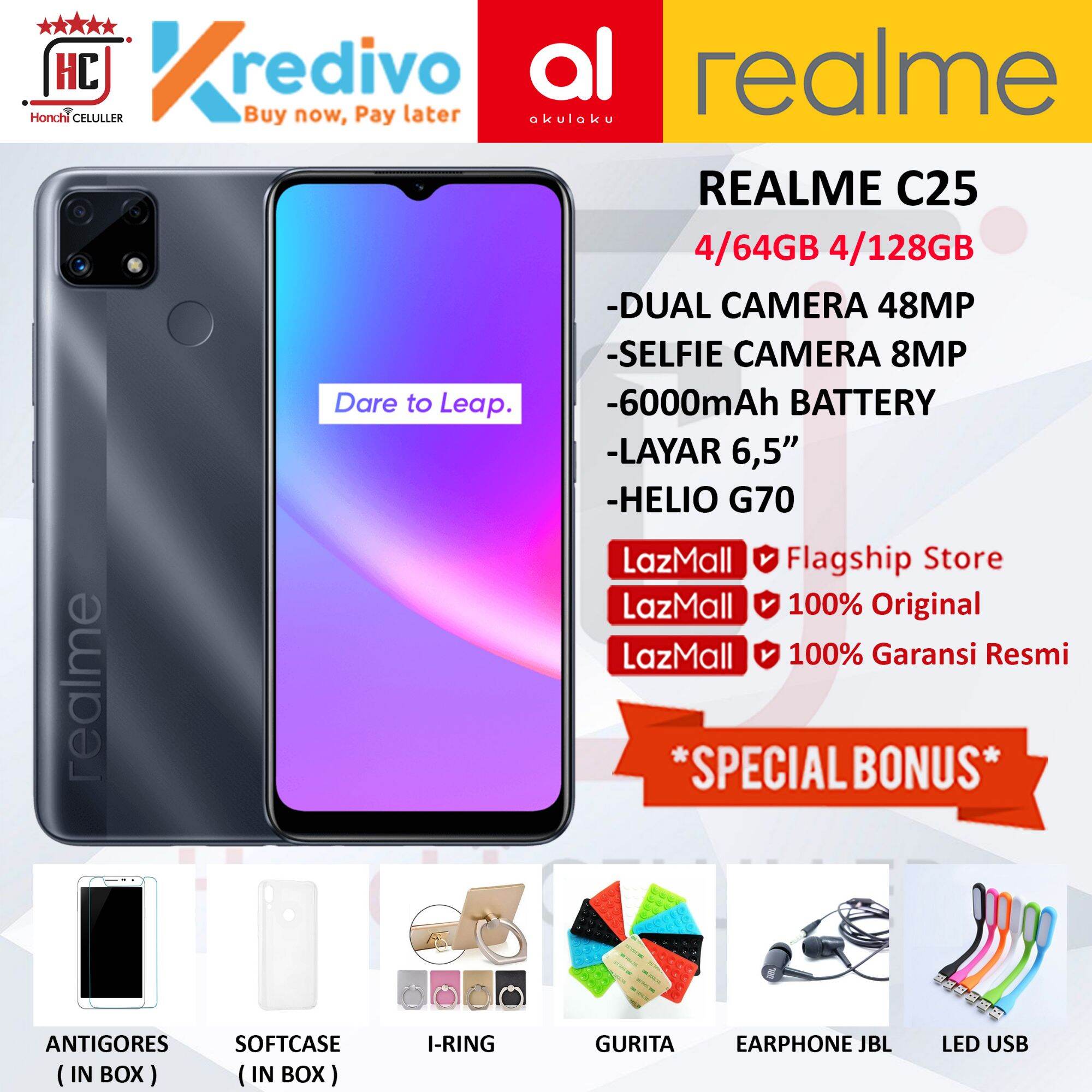 REALME C25 RAM 4GB ROM 64GB 128GB 4/64GB 4/128GB GARANSI RESMI REALME ...