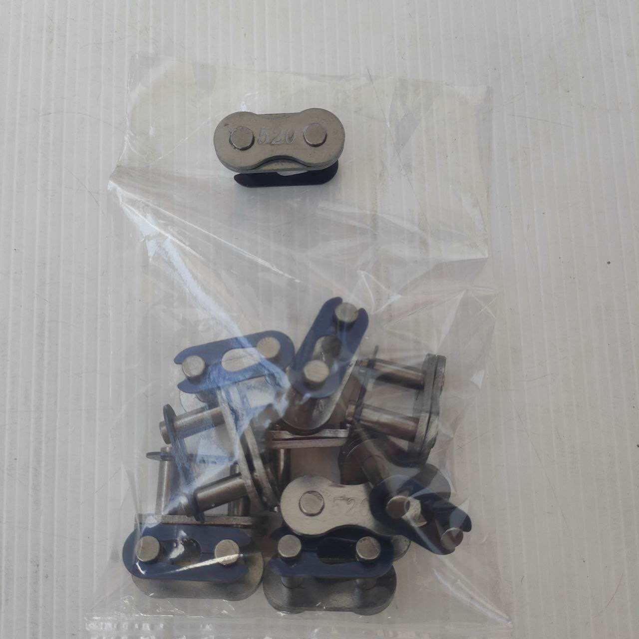 10 Pcs Sambungan Rantai Rante Spi Penyambung Universal Ukuran Type 520 Harga 21,500 rupiah*Gratis Ongkir