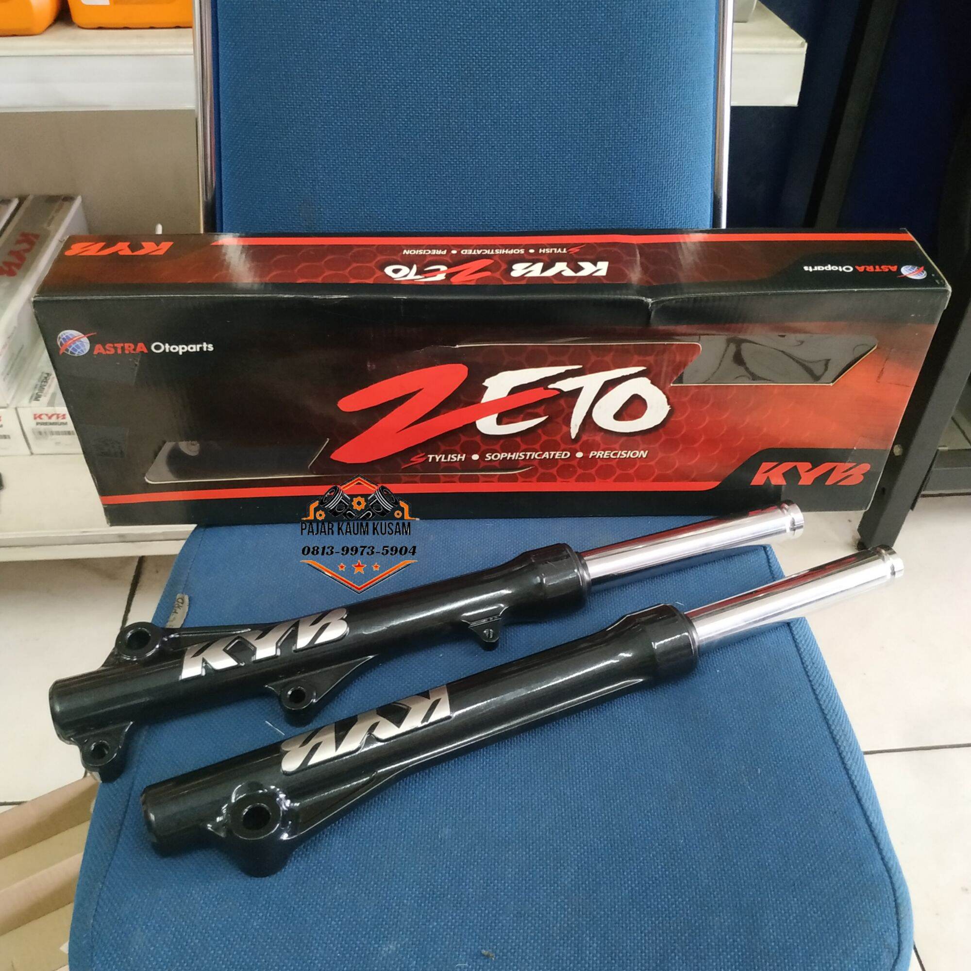 SHOCK DEPAN ASSY KYB ZETO HONDA BEAT.KYOS-FF5011HZ ABSORBER Harga 980,000 rupiah*Gratis Ongkir