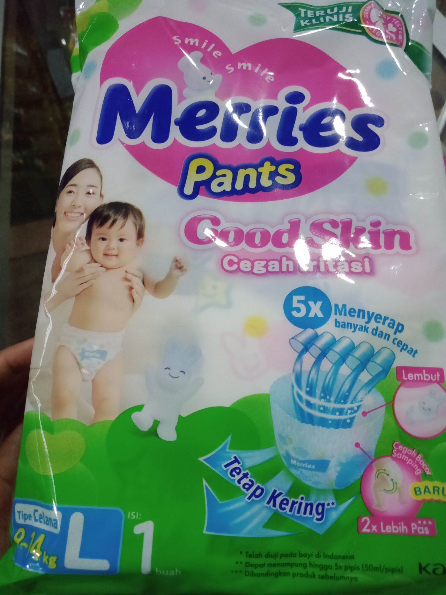 Merries Renceng Merries Pants Renceng Size L , 1 Renceng isi 6pcs | Lazada Indonesia