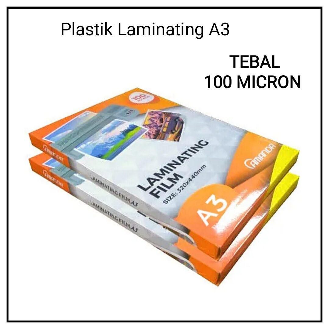 20 Lembar Plastik Laminating A3 Lazada Indonesia