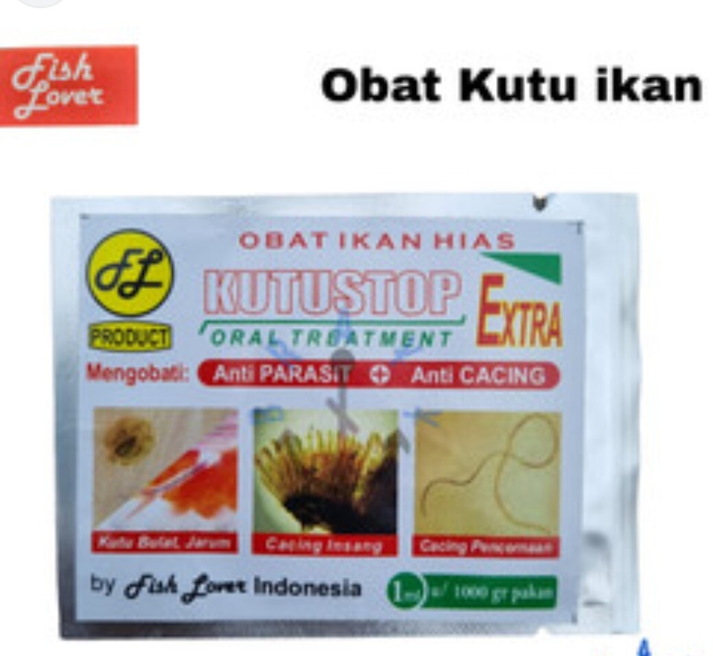 OBAT IKAN HIAS FISH LOVER ANTI KUTU STOP 1ML