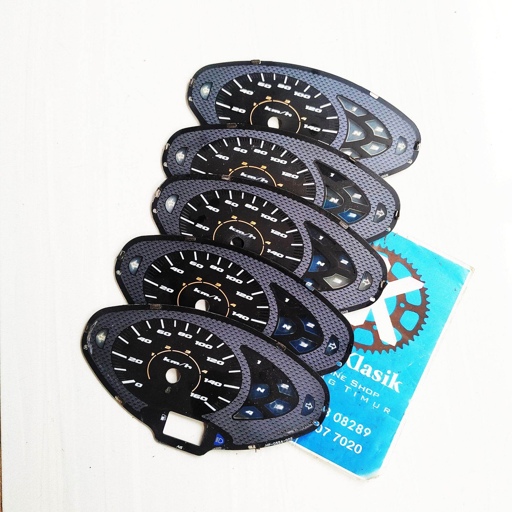 papan layar speedometer spidometer honda karisma hitam original second