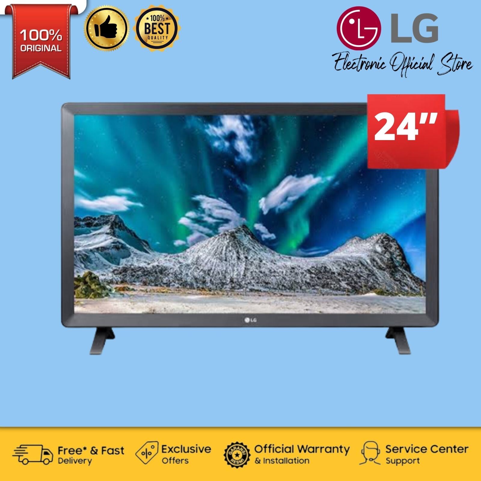 lg 24 inch tv display price