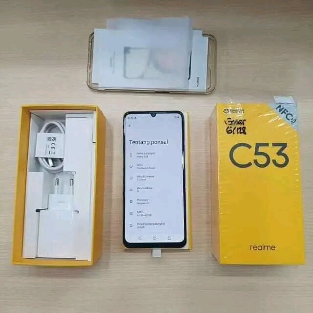 Realme c53 Ram 6/128 Nominus masih mulus fullshet Giá 1,500,000 Đồng*Miễn phí vận chuyển