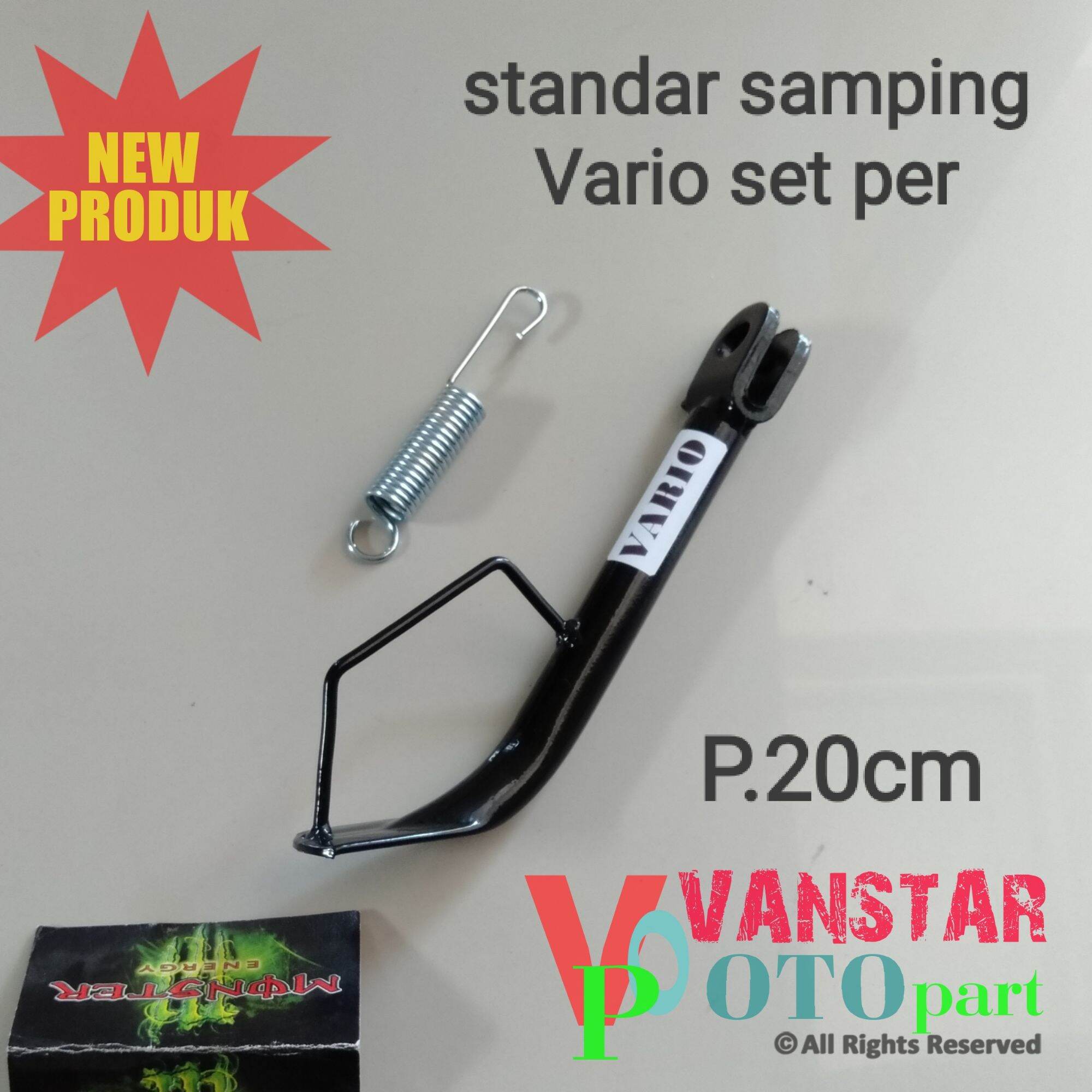 standart 1 standar samping vario ring 14 warna hitam | Lazada Indonesia