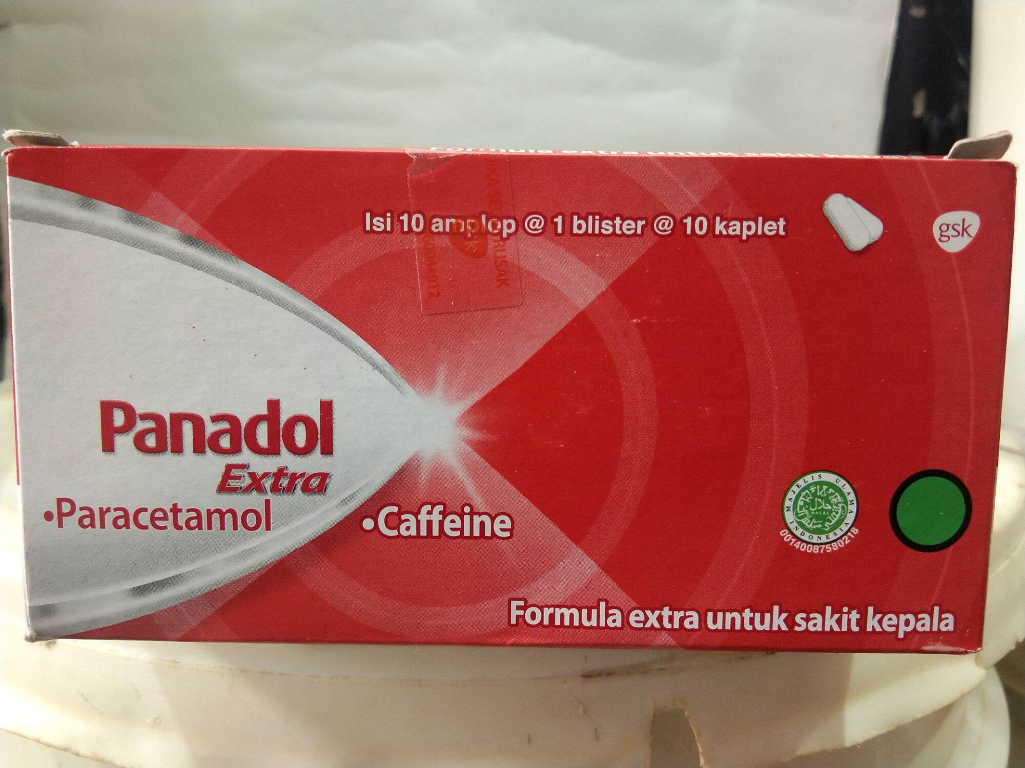 PANADOL EXTRA MERAH 10 BLISTER (10 Kaplet). 