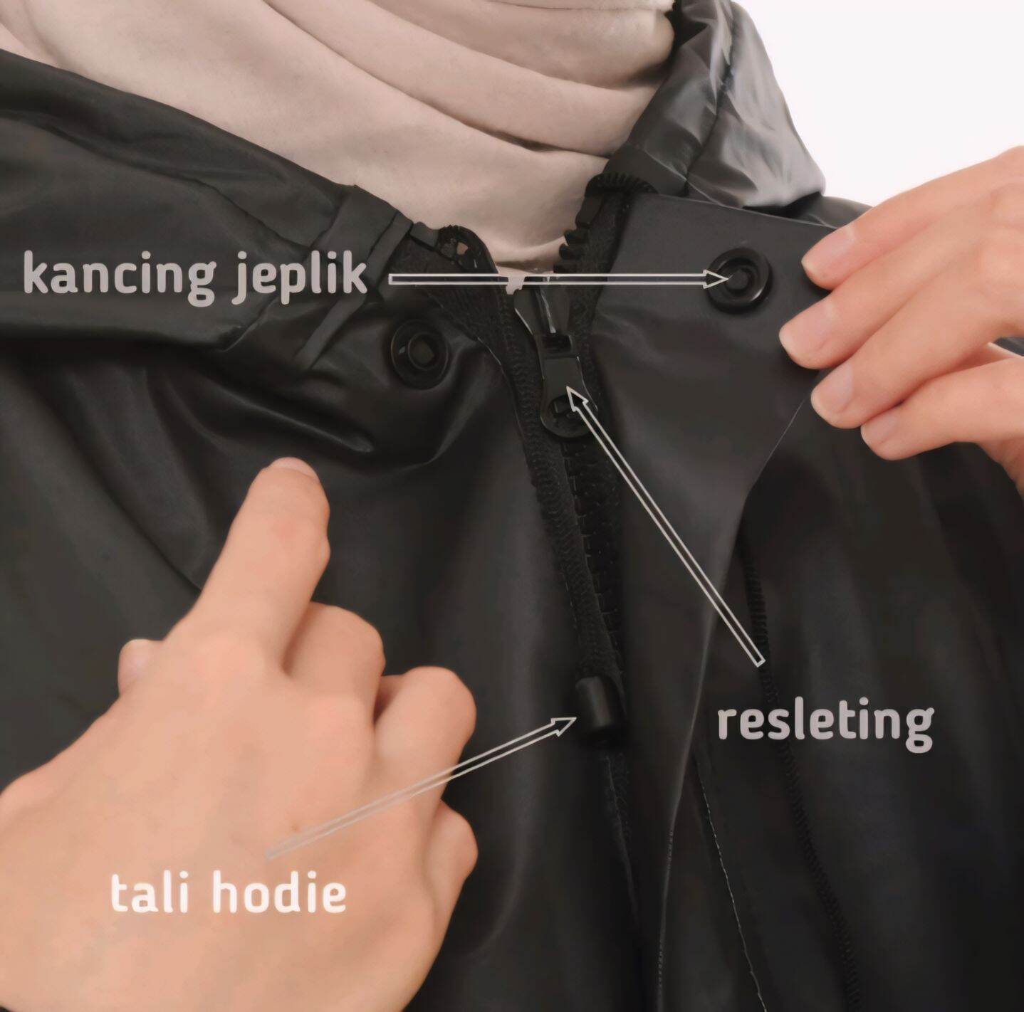 Jas Hujan Setelan Dewasa Pria Wanita Terbaik Elastis Kuat Anti Rembes. 