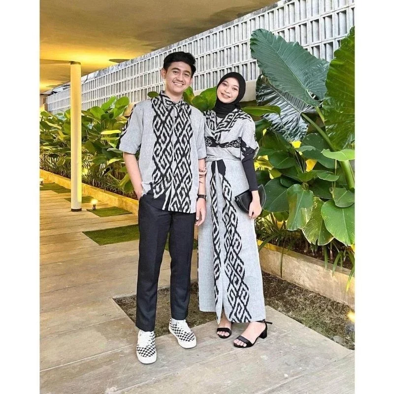 RAISA COUPLE TENUN GREY - BAJU TENUN COUPLE - BAJU KONDANGAN DAN ...