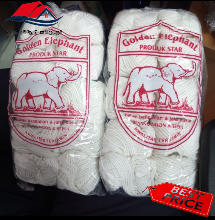 Benang Kasur Cap Gajah BESAR 1 pack isi 10 bundel - Kualitas Terjamin - Produk Star