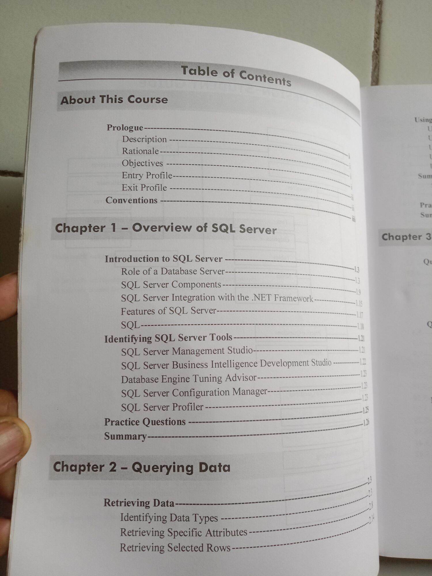 QUERYING AND MANAGING DATA USING SQL SERVER Student Guide NIIT Original ...