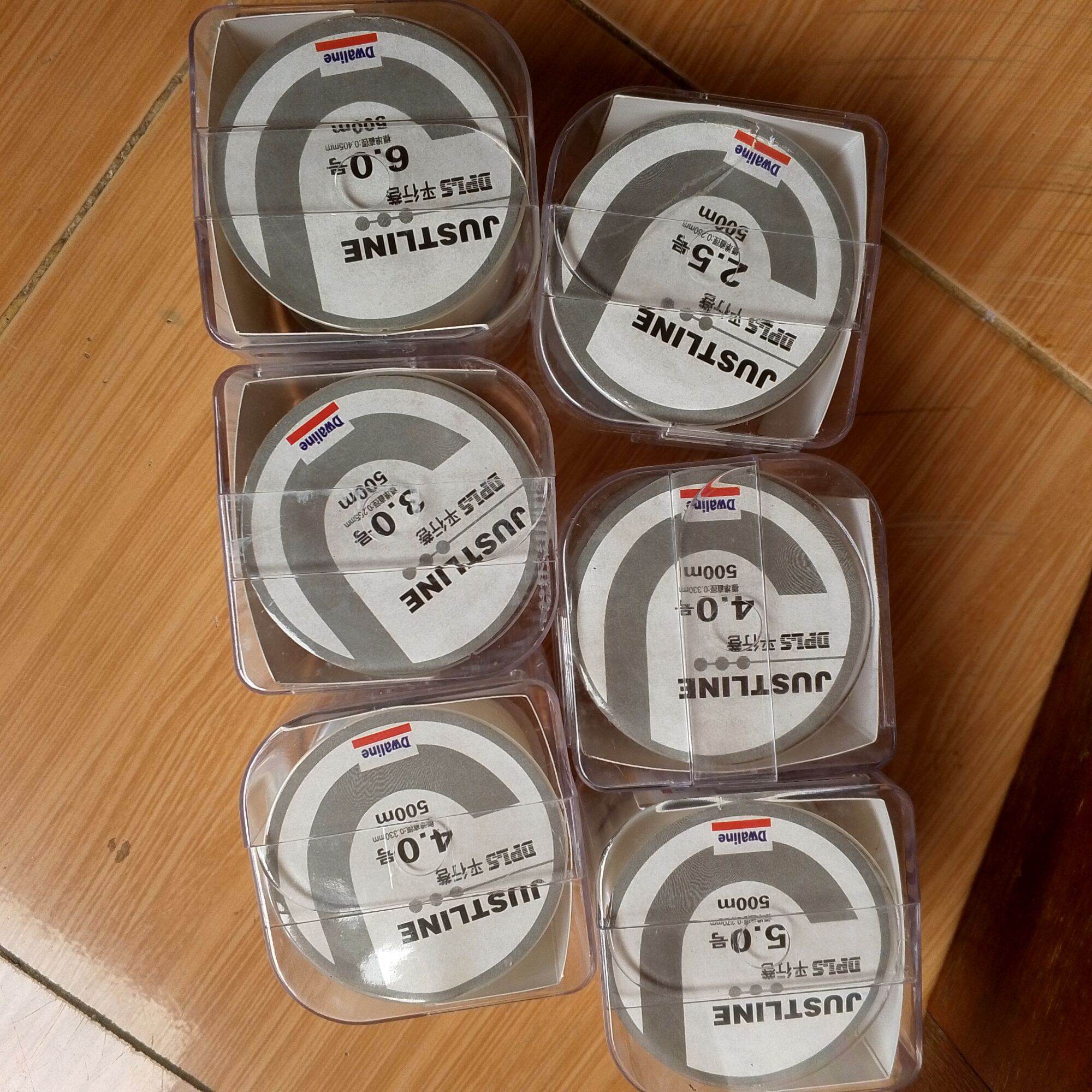 Senar Pancing Original Justline Dwaline 500m ukuran 0.260/0.285/0.330/0.370/0.405mm. 