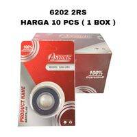 10pcs Bearing Laher Laker 6202 2RS Asvonic