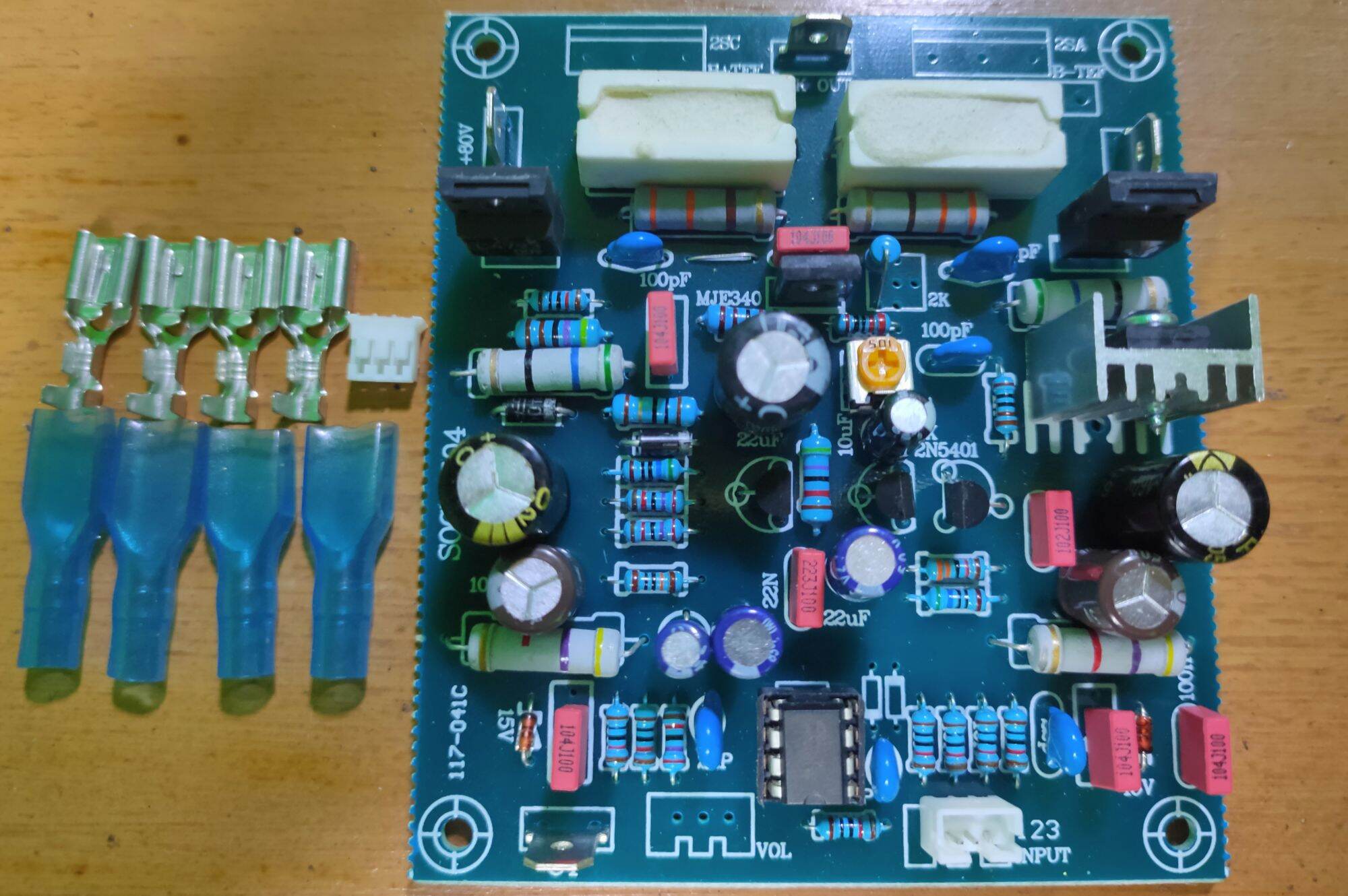 Kit Driver Power Amplifier SOCL 504 2u Tef (INPUT BALANCE - komponen
