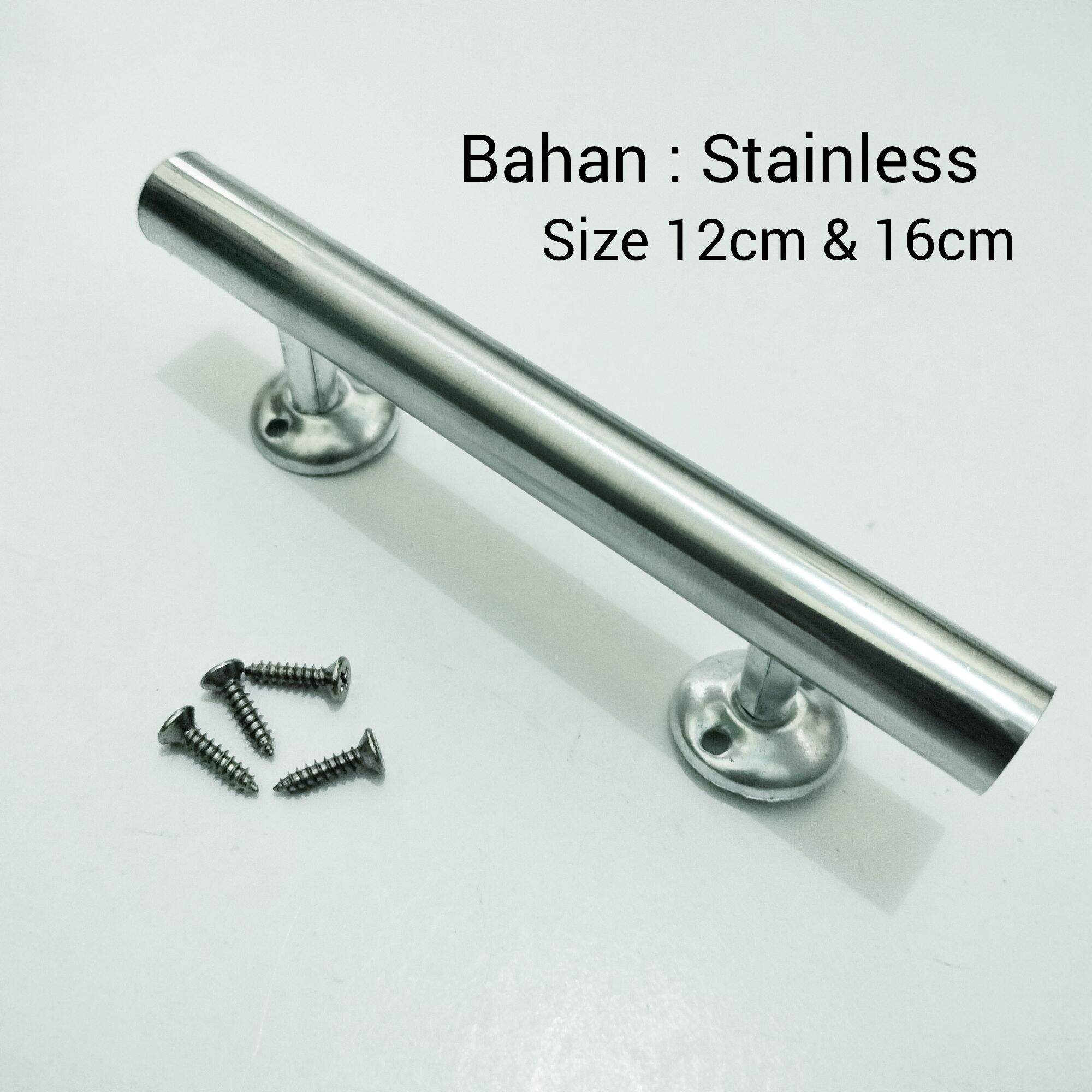 1 Lusin 12 Pcs / Tarikan jendela stainless lusinan 16cm - Handle lemari ...