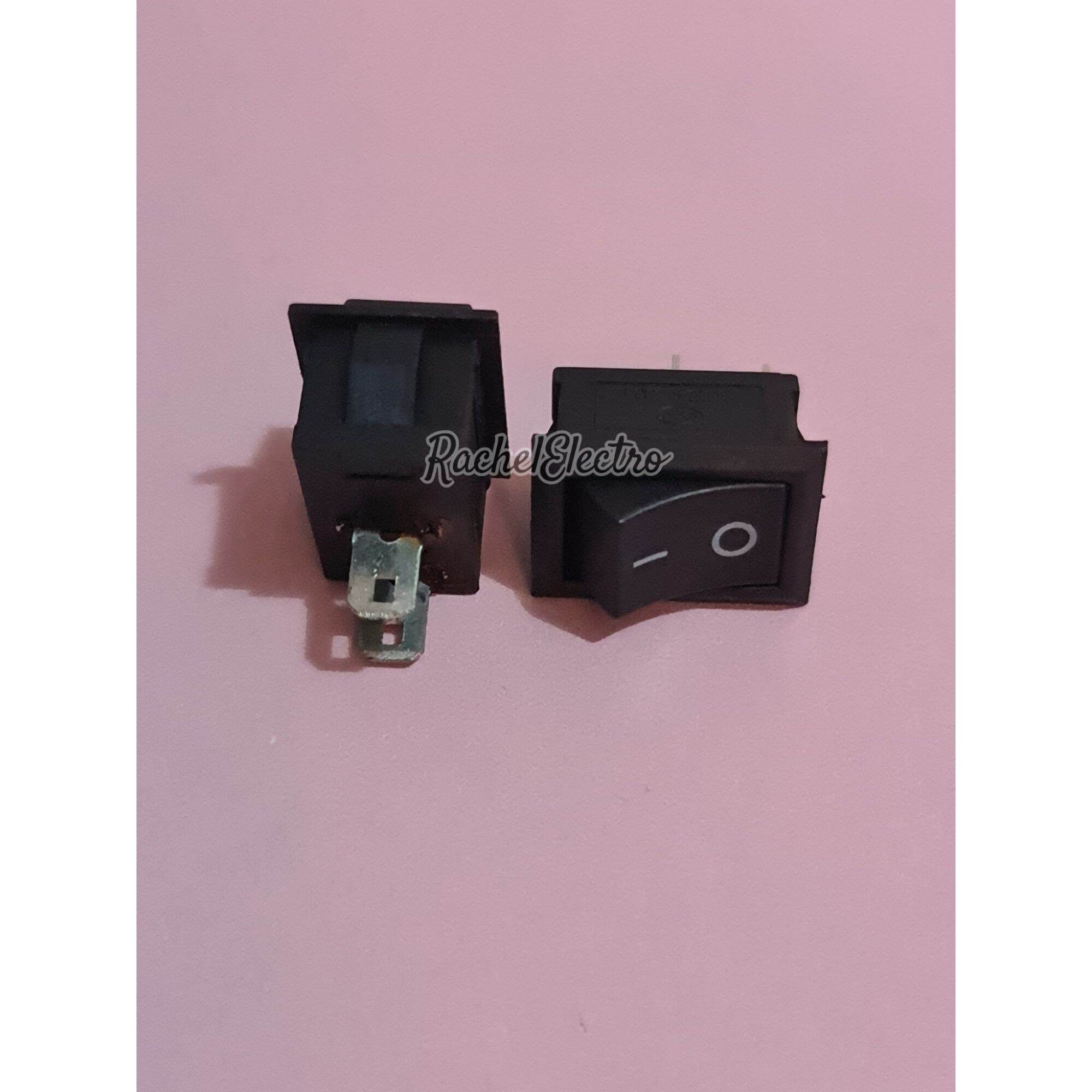 Saklar Hitam Dispenser 2P 3P Switch ON OFF Sakelar 2 Pin Saklar ...