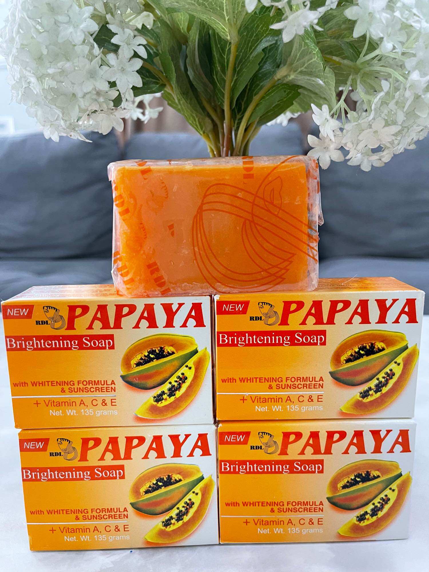 Rdl Small Papaya Soap Dozens of 70Gr