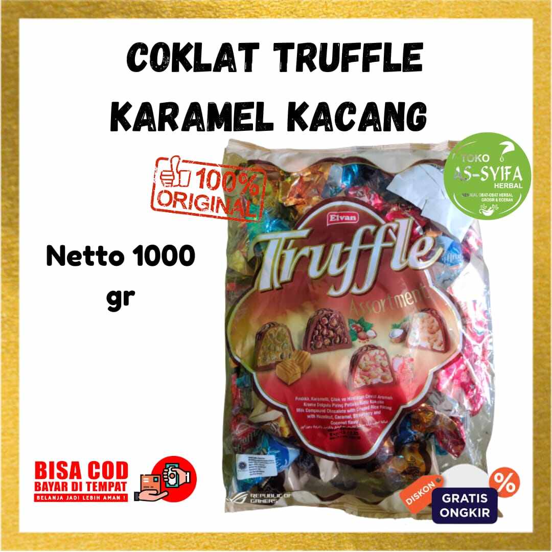Coklat Elvan Truffle 1 Kg Mix Coklat Turki Oleh oleh Haji Coklat Arab
