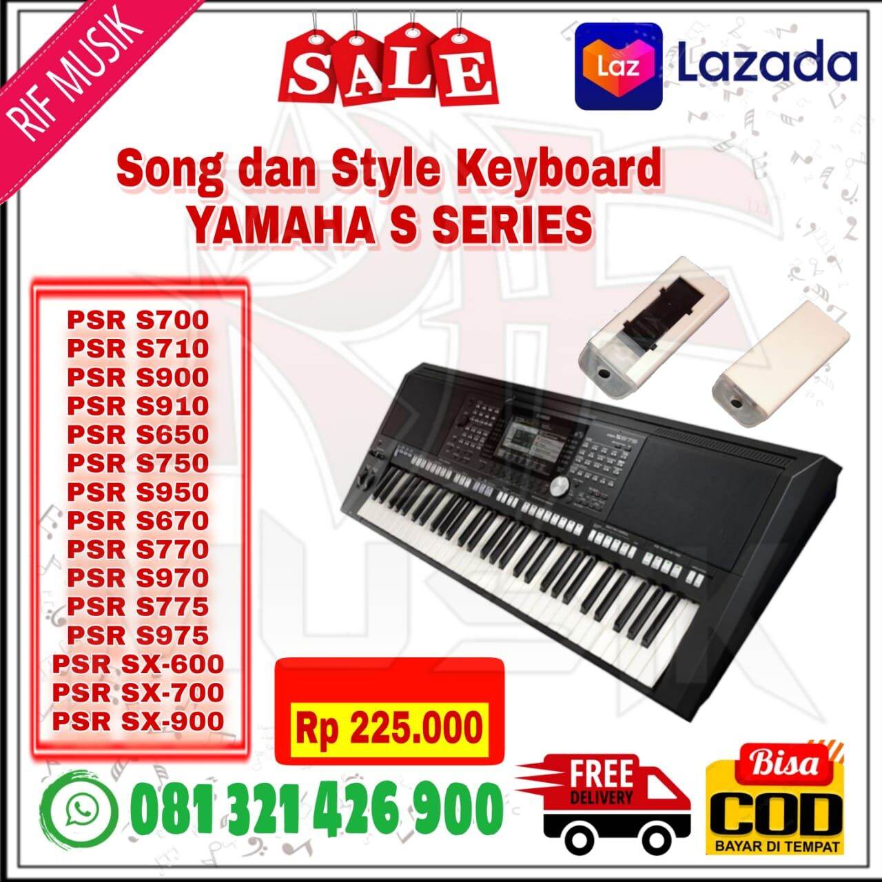 style keyboard yamaha psr s950