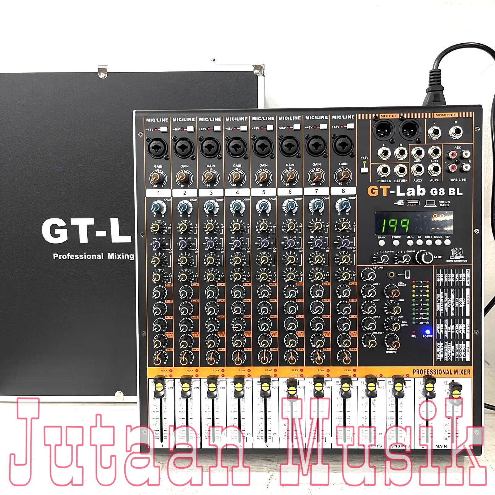 Mixer GT LAB 8 channel G8BL g8 bl original rdw Lazada Indonesia