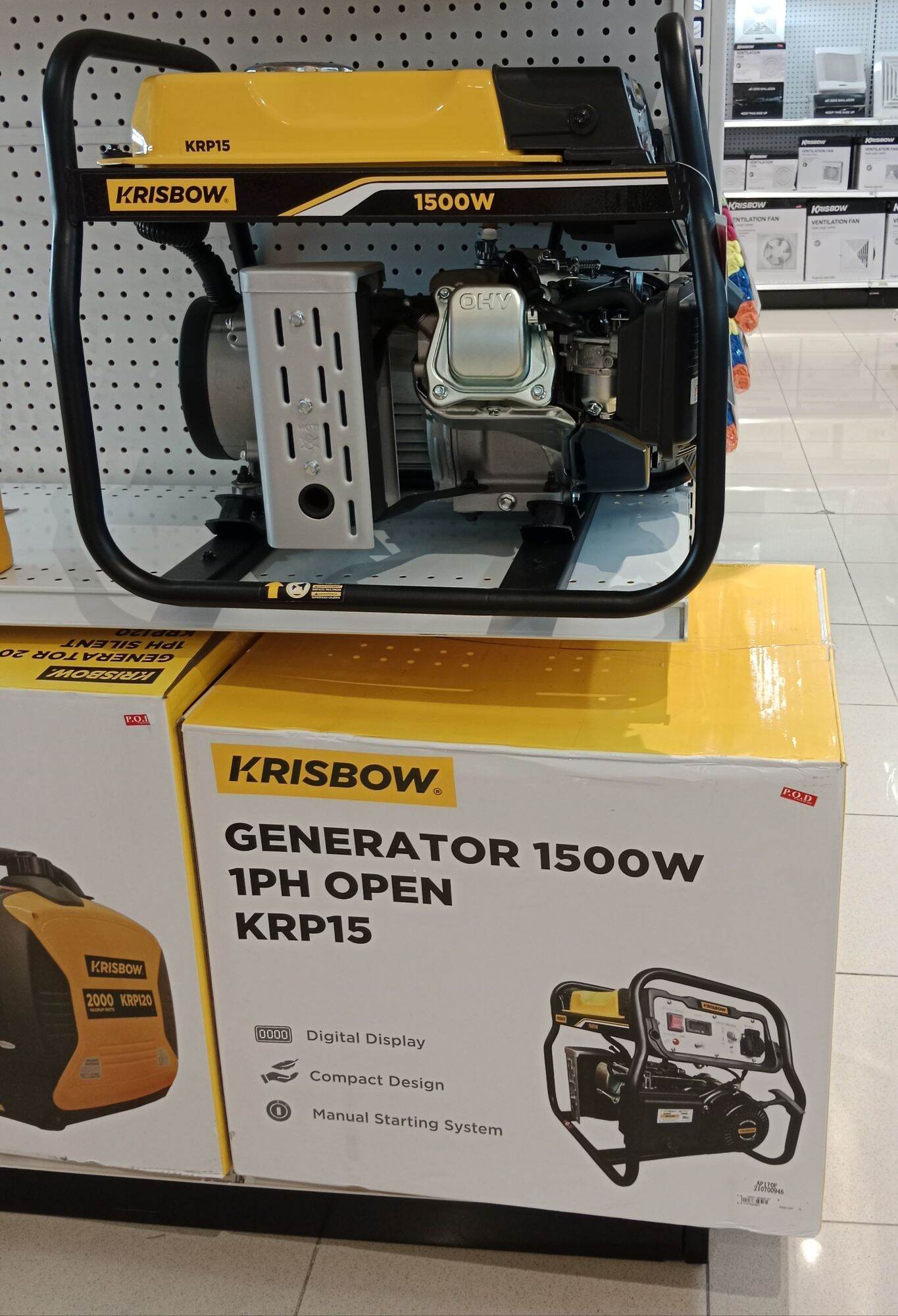 Krisbow Genset Bensin Ph Open Generartor W Krp Lazada Indonesia