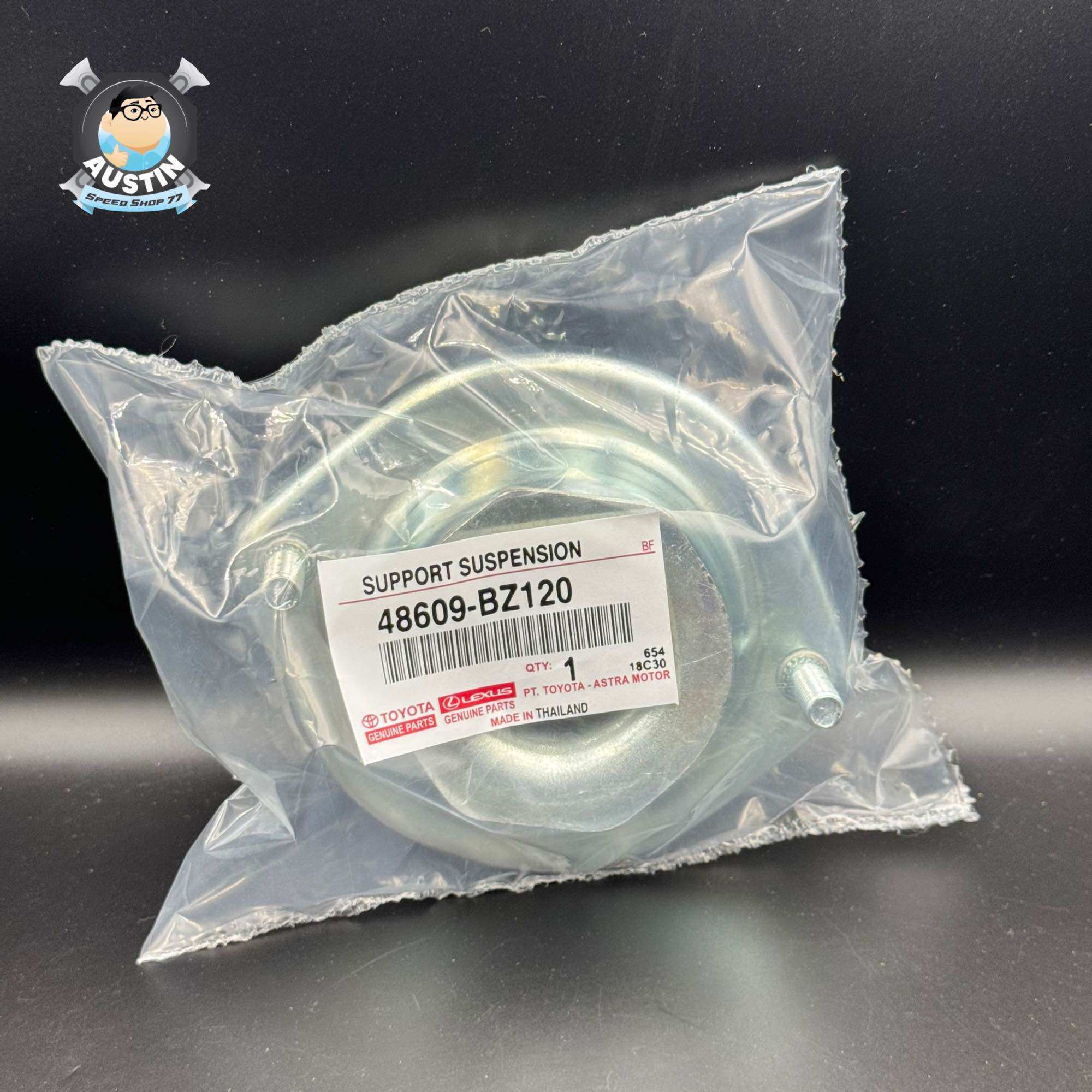 Support Shockbeker / Dudukan Shockbeker Daihatsu Ayla & Toyota Agya Part No : 48609-BZ120 Harga 65,000 rupiah*Gratis Ongkir