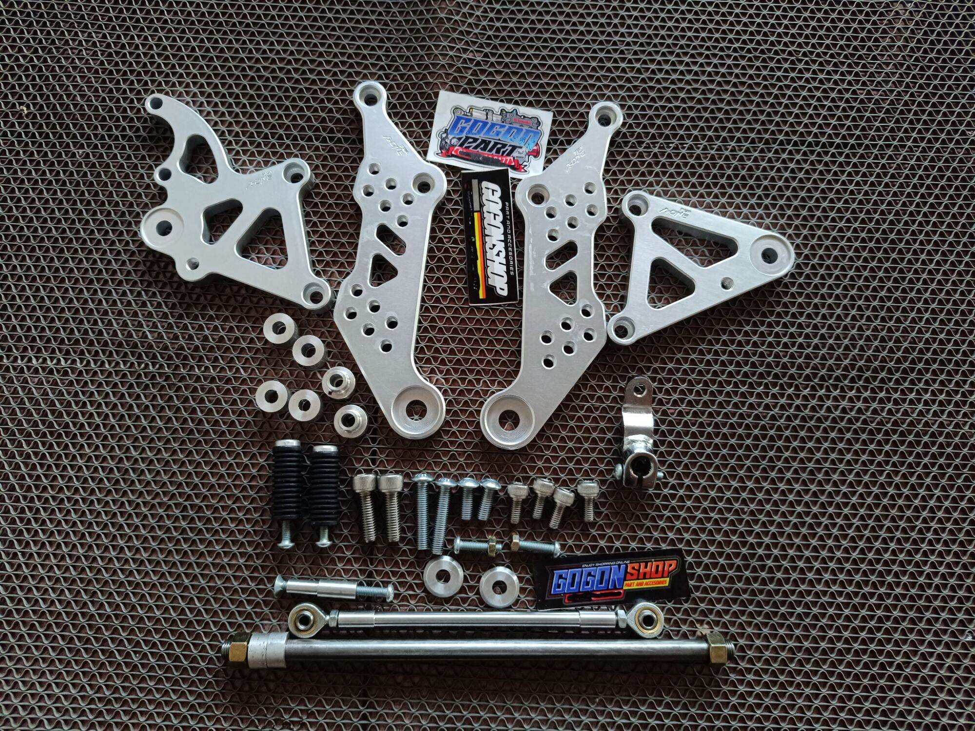 footstep underbone copy rcb gen 2 set breket footstep cnc pnp mx king bahan billed Harga 1,320,000 rupiah*Gratis Ongkir