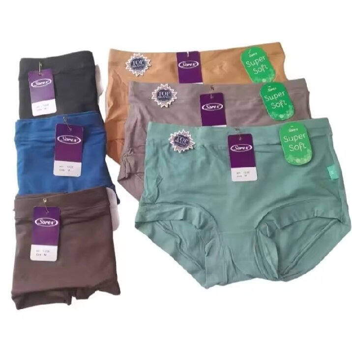 6 Pcs of Sorex Women's Panties for Adults and Teenagers Are Very Comfortable to Wear Harga 36,000 rupiah*Gratis Ongkir