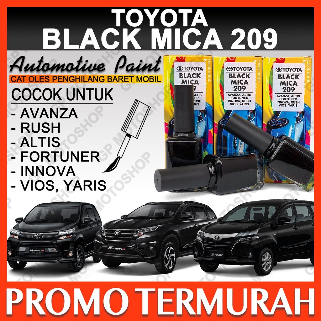 Cat Oles Toyota Black Mica 209 Penghilang Baret Mobil Lecet Gores Hitam Metalik Avanza Veloz Yaris Harga 65,000 rupiah*Gratis Ongkir